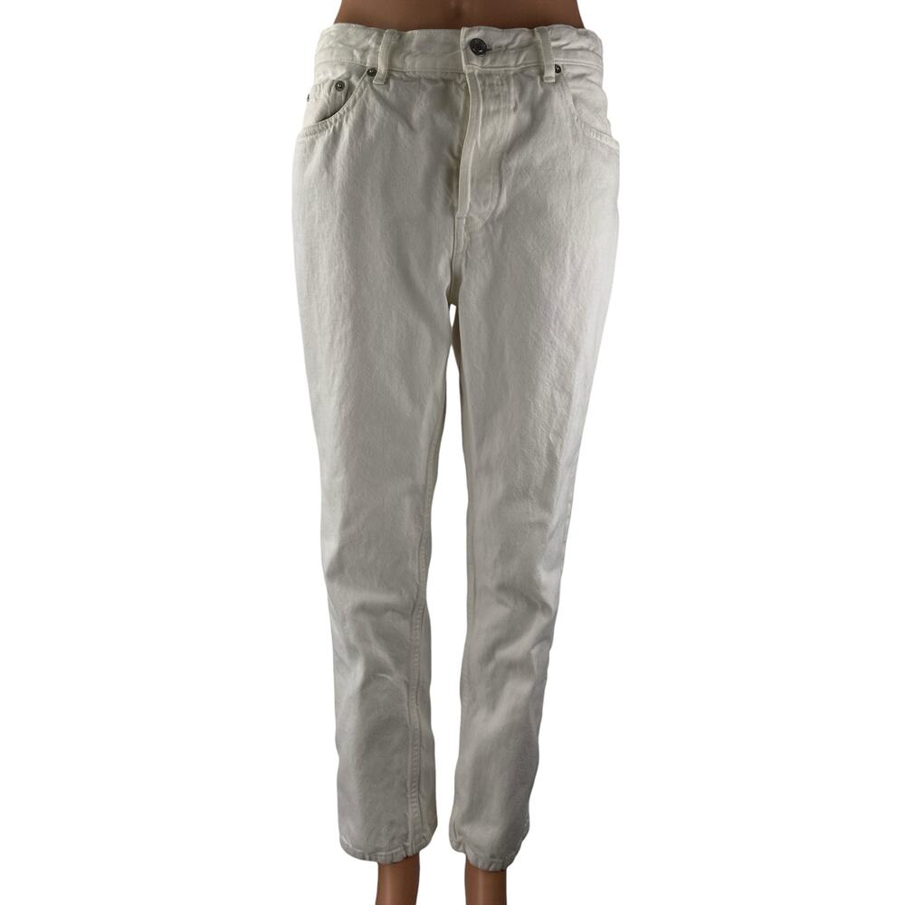 Everlane 90s Cheeky Women's White High Rise Tapered Leg Denim Jeans Pants Sz 29